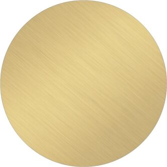 Hliníkové kolečko - 25 mm, zlatý polmat, 50 ks