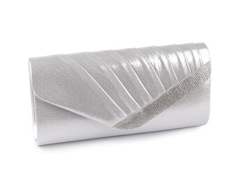 Kabelka - psaníčko s broušenými kamínky - 1 ks - 1 stříbrná Kabelka - psaníčko s broušenými kamínky - 1 ks - 1 stříbrná