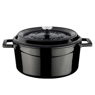 Hrnec Ø 24 cm, 4,5 l, litinový, černý LAVA METAL LVYTC24K2B Hrnec Ø 24 cm, 4,5 l, litinový, černý LAVA METAL LVYTC24K2B