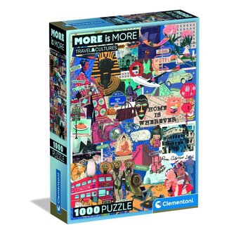 Puzzle 1000 elementów. Compact Travelementów&Cultures;