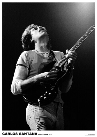 Plakát, Obraz - Carlos Santana - Guitar, 59.4 × 84.1 cm