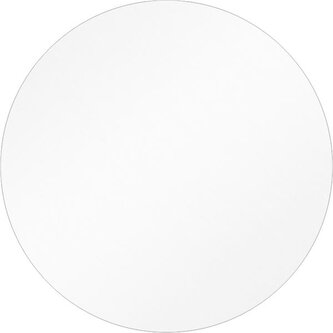 Hliníkové kolečko pro potisk - 25 mm, bílé ,50 ks