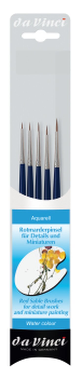 Sada štětců daVinci 5257 kuna pro miniatury