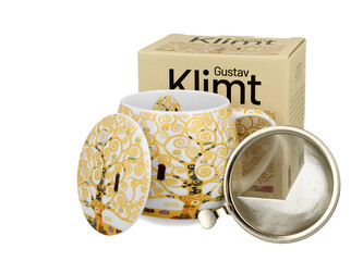 Zaparzacz baryłka TREE OF LIFE Ecru inspired by Gustav Klimt