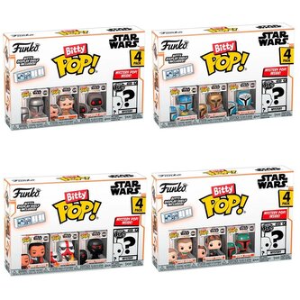 Funko Figurka Bitty POP Mandalorian: 4-pak mix Funko Figurka Bitty POP Mandalorian: 4-pak mix