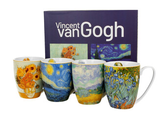 Komplet 4 kubki classic inspired by Van Gogh