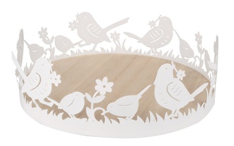 Dekorační podnos s kovovými prvky 20,5 x 6,5 cm