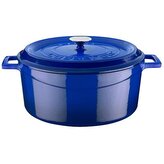 Hrnec Ø 32 cm, 9,8 l, litinový, modrý LAVA METAL LVYTC32K2BLU
