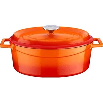 Hrnec 4,8 l, litinový, oranžový LAVA METAL LVOTC29K2OR