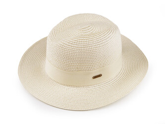 Letní klobouk / slamák unisex - 1 ks - 3 přírodní sv.