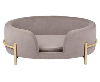 PET COMFORT Pohovka pro kočku i psa sametová 60x40x23cm ED-247493