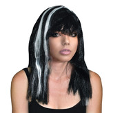 Paruka, černo-bílá