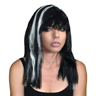 Paruka, černo-bílá