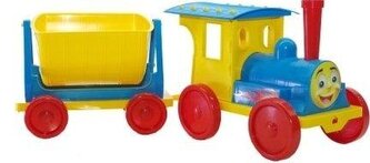 Pociąg z jednym wagonikiem mix