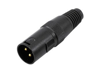XLR-male 110 ohm black 3 pin