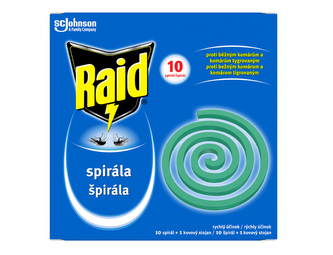 Spirála RAID proti komárům 10ks