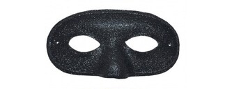 Maska na oči se třpytkami, černá