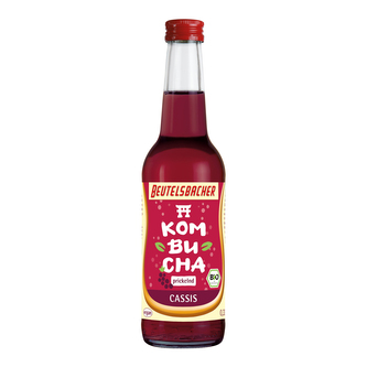 Kombucha černý rybíz 330 ml BIO   BEUTELSBACHER