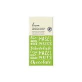 Čokoláda mléčná s lískovými oříšky 80 g BIO   LACOA