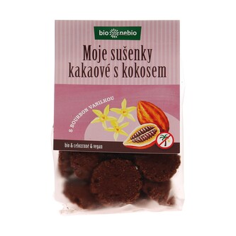 MOJE SUŠENKY  kakaové kokosem 130 g BIO   BIO NEBIO