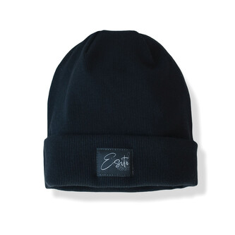 Žebrovaná čepice rolled up Color Black; Barva: černá; Velikost: 42