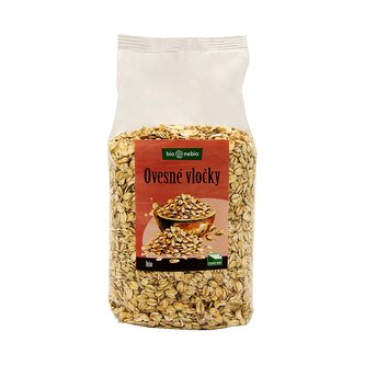 Vločky ovesné české 500 g BIO   BIO NEBIO