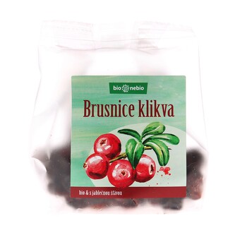 Klikva brusnice s jablečnou šťávou 75 g BIO   BIO NEBIO