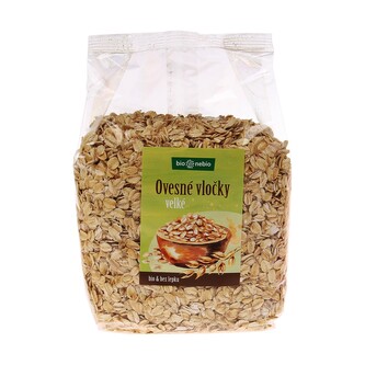 Vločky ovesné bezlepkové velké 500 g BIO   BIO NEBIO