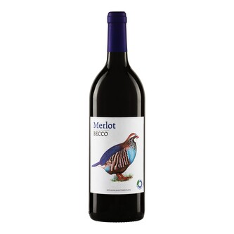 Víno Merlot červené 1 l BIO   BECCO