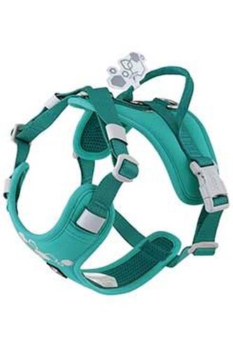 Postroj Hurtta Weekend Warrior II ECO paví zele 75-100