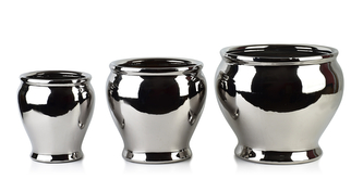 NEVA SILVER KOMPLET 3 DONICZEK Xl:33xh32/L:26xh28/ M:19xh24