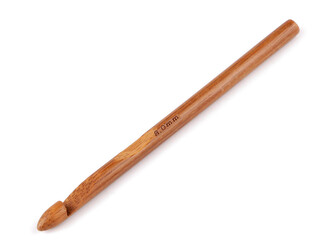 Bambusový háček na háčkování vel. 6; 7; 8; 10 - 5 ks - 3 (8 mm) bambus tmavý