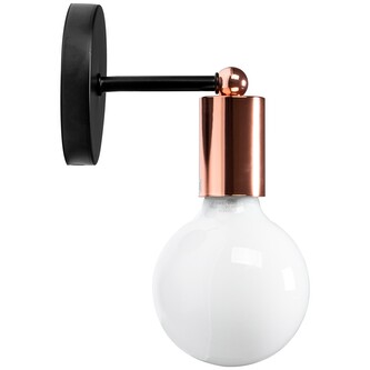 Nástěnná lampa Bulb rose gold 392205