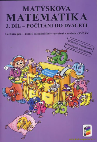 Matýskova matematika, 3. díl - Počítání do 20 bez přechodu přes 10