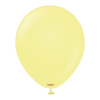 Balonky žluté, Macaron Yellow 30 cm/12", 100 ks