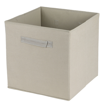 DOCHTMANN Box do kallaxu, úložný box manšestr, béžový 31x31x31cm