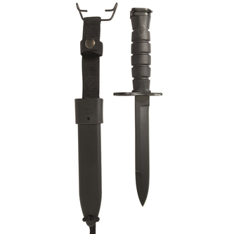 Bajonet Mil-Tec US M7 s pouzdrem M10/M16 - černý