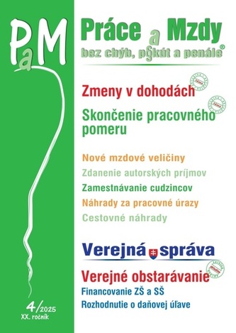 Práce a Mzdy, bez chýb, p§kút a penále 4/2025