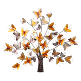 Strom kovový - nástěnná dekorace