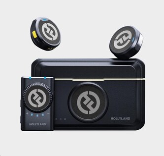 Hollyland Lark M2 Camera - Wireless Lavalier Microphone (Duo,ShineCharcoal)