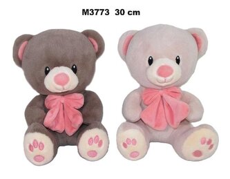 Miś z kokardą 30cm MIX