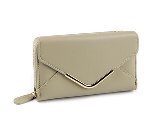 Dámská peněženka 9x15 cm - 1 ks - 4 šedokrémová