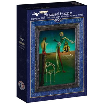 Puzzle 1000 Salvador dali, Kobieta z głową z róż