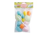 Kraslice plast 12 ks 40/60 mm v sáčku, mix barev