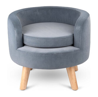 PET COMFORT Pohovka pro kočku i psa sametová 40,5x36cm ED-247494