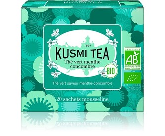 Kusmi Tea Zelený čaj s okurkou a mátou 20 sáčků BIO 40 g