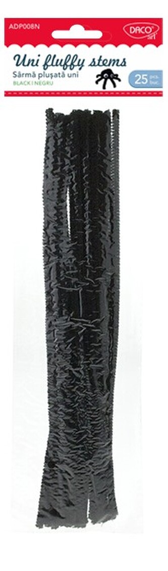 Drátky chlupaté černé /25 ks/