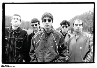 Plakát, Obraz - Oasis - Paris 1994, 84.1 × 59.4 cm
