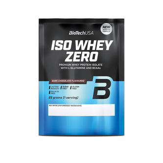 BioTech Iso Whey Zero 25 g dark chocolate (hořká čokoláda)