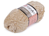 Pletací žinylková příze Velour 100 g - 1 ks - 3 (843) béžová velbloudí